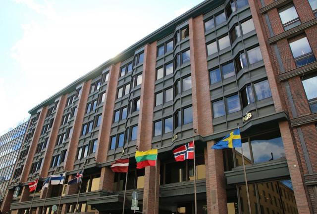 NIB’s frontage Headquarters in Helsinki. Foto: Pamela Schönberg